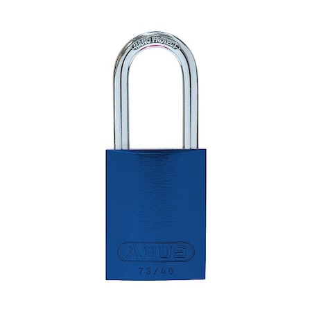 Lockout Padlock, Keyed Different, Aluminum, Blue, 1 3/4 in Shackle Height, 1 1/2 in Body Width Lockout Padlock, Keyed Different, Aluminum, Blue, 1 3/4 in Shackle Height, 1 1/2 in Body Width
