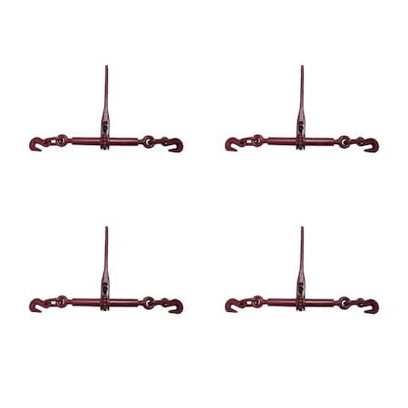 Mytee Products Ratchet Load Lever Binder 5/16in 3/8in Chain Binders Tie Down Hauling, 4PK CBRS516x4