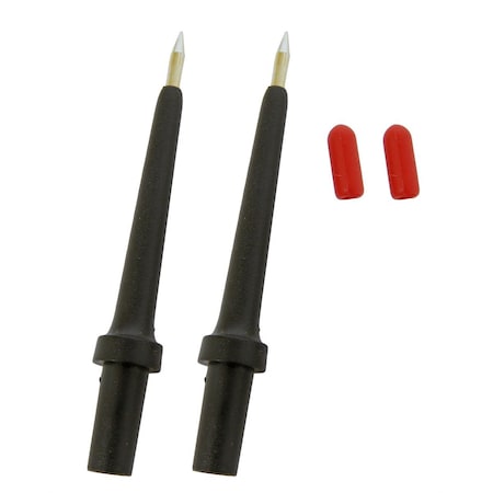 Power Probe Banana Jack 3" Tip Black, 2Pc, 4mm PPTK0024
