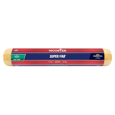 Wooster R241 18 in. Super Fab 0.75 in. Nap Roller Cover 71497660305