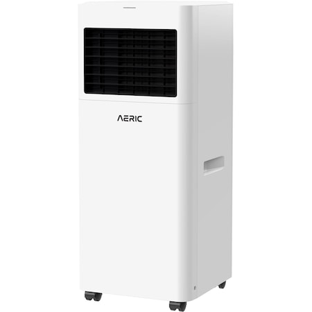 Aeric 5,000 (DOE) BTU Portable AC, Cools 400 Sq. Ft. with Wi-Fi, Dehumidifier & Remote, Matte White AERP051AMW