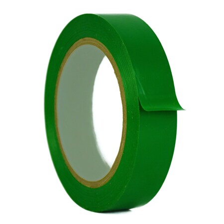 Wod Tape PVC, Kelly Green, 1 inch (24mm) W., 5 mil Thickness, 48 PK WOD VTC605-01000-48-60-KGR