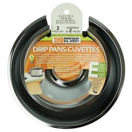 Range Kleen Steel Drip Pan 8 in. W X 8 in. L 10342X