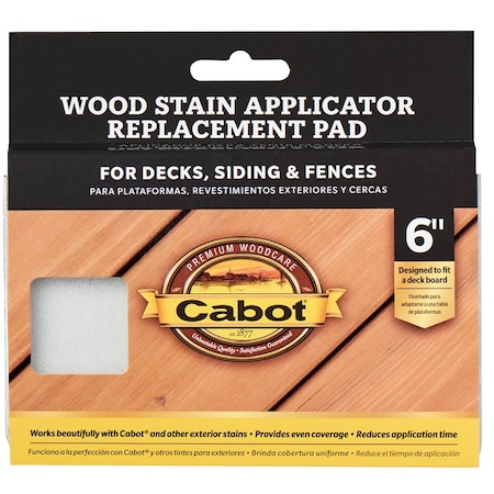 Cabot Stain 6in Cabot Stains 63 Stain Applicator Pad Refill 2610