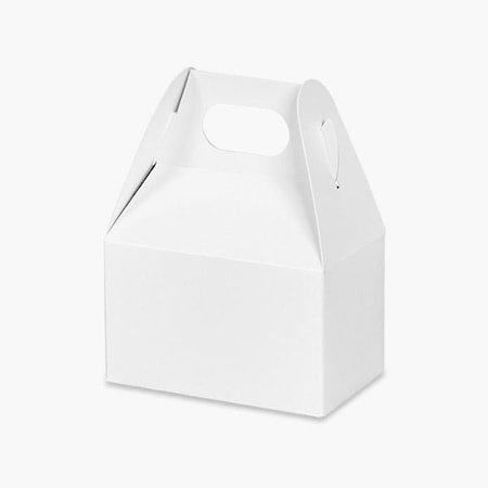 Nashville Wraps White Mini Gable Box, 4x2.5x2.5, 6PK WHMGB