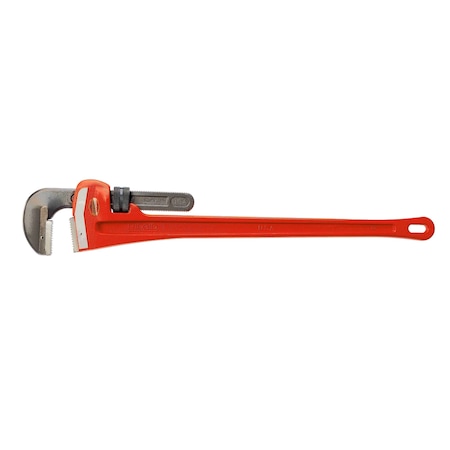 Ridgid 60" Heavy-Duty Straight Pipe Wrench, 8" Pipe Capacity, Red 31045
