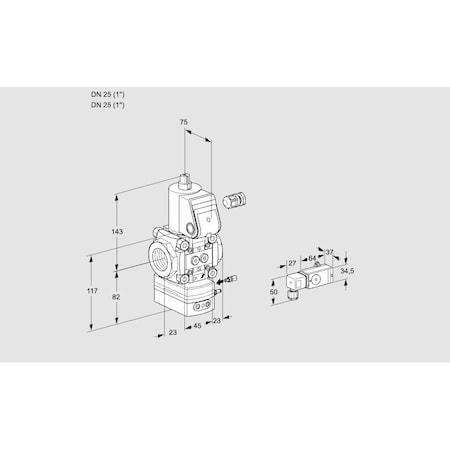 Honeywell Kromschroder VAG125R/NWAE KS88004385