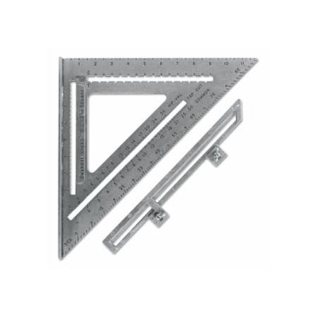 Swanson Tools The Big 12 Speed Square, 12 in, with Layout Bar, Heavy-Gauge Aluminum Alloy 698-S0107