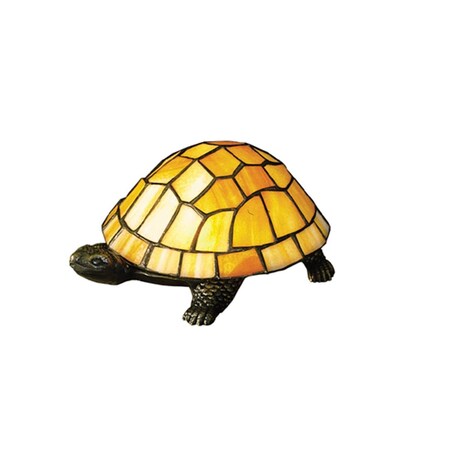 Meyda 4 Inch H X 9 Inch W X 6 Inch D  Turtle Accent Lamp 10271