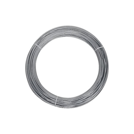 National Hardware 2568BC Series Wire, 0.1055 in Dia, 100 ft L, 12 Gauge, 300 lb Working Load, Galvanized Steel N266-973