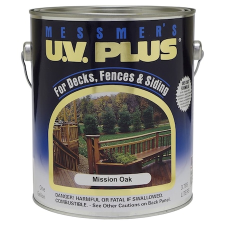 U.V. Plus Gal Messmers CMS-613-1 Mission Oak Oil-Based Penetrating Wood Finish, 250 VOC CMS-613