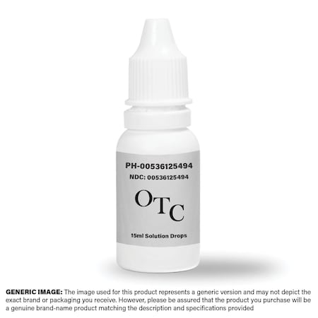 Rugby Laboratories Sodium Chloride Hypertonic Solution (Muro-128) 5% Ophthalmic Solution Clear, 15mL 00536125494