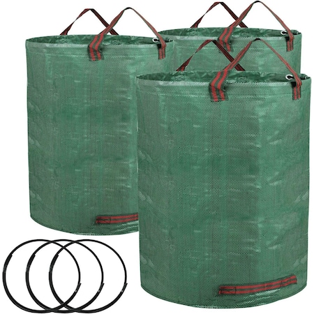 Ipower Garden Waste Bag, 72Gallon, 3-pack, 3PK LGWBAG72X3