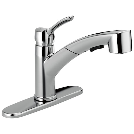 Delta Collins Single Handle Tract-Pack Pull-Out Kitchen Faucet 4140-TP-DST