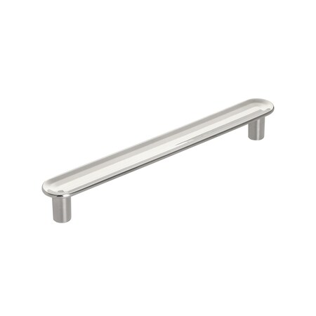 Amerock Concentric 5-1/16 in 128 mm Center-to-Center Polished Nickel Cabinet Pull BP36831PN