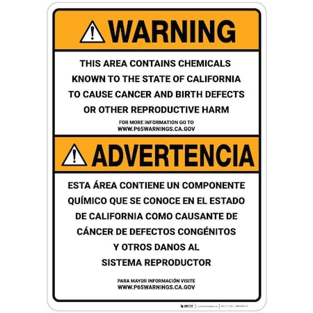 Creative Safety Supply Wall Sign, 7 in Height, 10 in Width, Vinyl and permanent pressure sensitive adhesive WS32034-10-PS