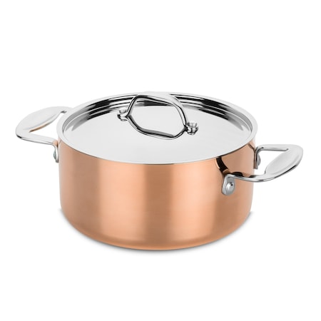 Mepra Toscana Casserole w/Lid 9.45" - 1 Piece - Copper 30122124