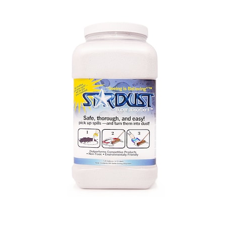 Stardust Spill Products Amorphous Alumina Silicate, 1 gal Volume Absorbed per Pkg., 3 lb lb, Shaker Bottle D503