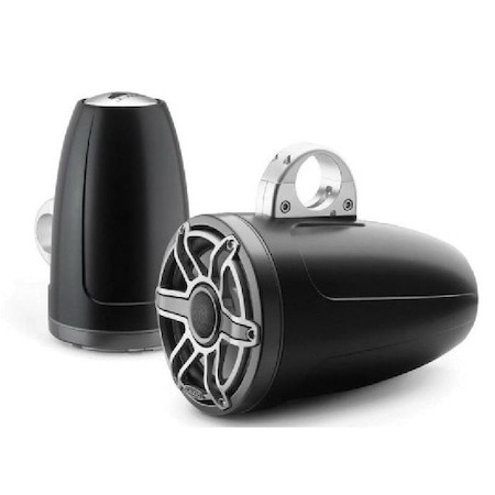 Jl Audio 8.8in Tower Speakers, Satin Black, Gunmetal Titanium Sport Grille, 93666, 010-03284-00, 2PK 93666/010-03284-00