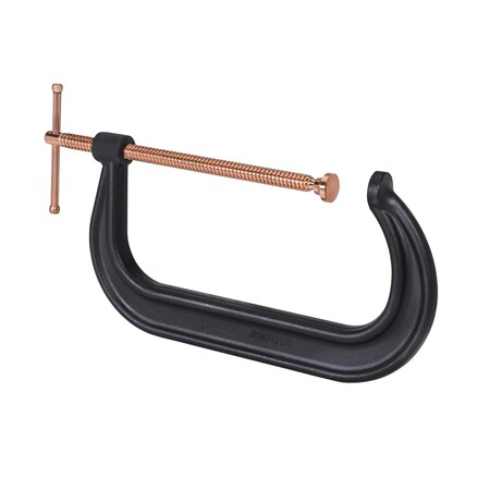 Williams 8 in Capacity Drop Forged C-Clamps, Copper Screw JHW21008C