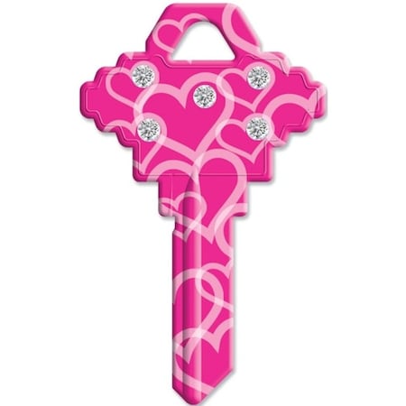 Hy-Ko Key Blank, Brass, Painted 16005SC1-HTS