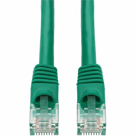 Add-On 75FT GREEN CAT 6 PVC ETHERNET CABLE SNAGLESS BUBBLE BOOT RJ-45 M/M ADD-75FCAT6-GN