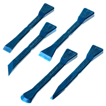 Bojo Tools 5-Piece Edge Plastic Scraper Kit - Heavy Duty ATH-SUK2X-XNGL