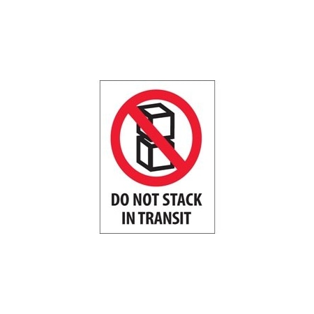 Bubblefast 3 x 4'' - ''Do Not Stack In Transit'' Labels BFDL2150