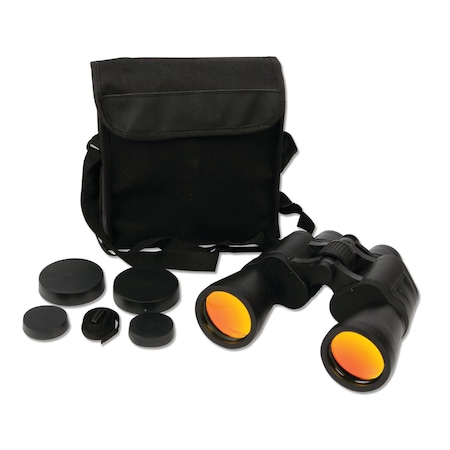 Performance Tool Stadium Binoculars, 7x50, Rubber Coated, Glasses Compatible W9460