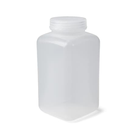 United Scientific UniStore Wide Mouth Square Bottles, PPCO, 1000 mL, 6PK 33609