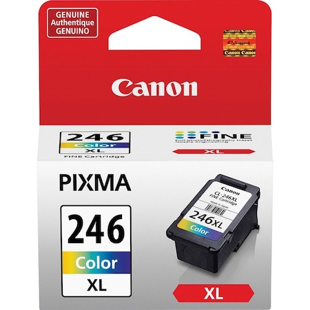 Canon Original Extra Large Yield Inkjet Ink Cartridge, Tri-color CL-246XL