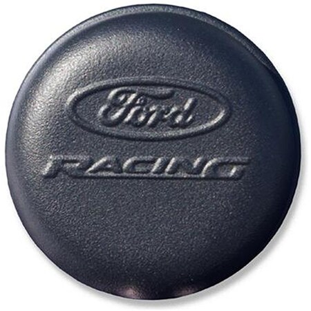 Ford Steel Breather with  Racing Logo, Black FRD302-216