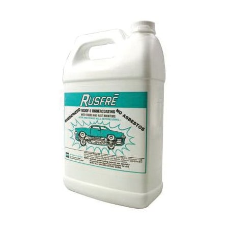Rusfre 1020F-1 Undercoating, 1 gal, Black, 343.9 g/L VOC, Liquid 1020F-1