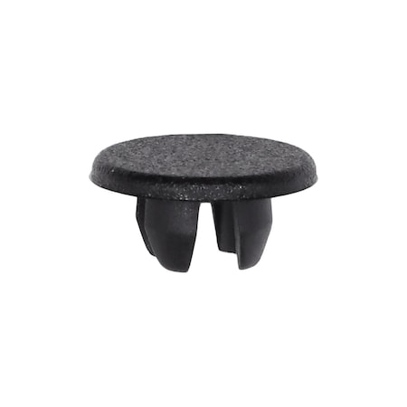 Auveco Nylon Hole Plug 1/4in Black, 100PK 13865