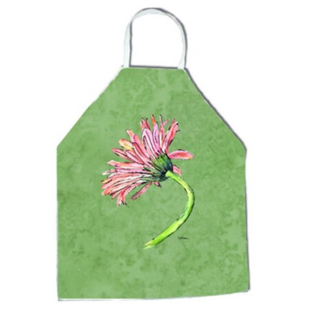 Carolines Treasures 27 H x 31 W in. Gerber Daisy Pink Apron 8853APRON