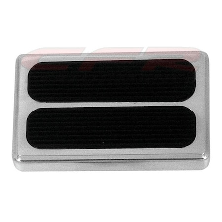 Olympian Athlete 3.12 x 2 in. Polished Aluminum Street Rod Brake Pad - Chevy Ford Mopar OL1703631