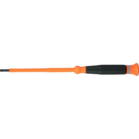 Klein Tools Insulated Screwdriver, Slotted 1/8-Inch 6254INS