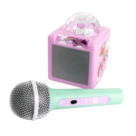 My Little Pony Bluetooth Karaoke Speaker with Colorful Disco Lights KBT-10057