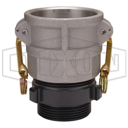 Dixon Type B Cam and Groove Coupler, 3 x 2-1/2 in Nominal, Female Coupler x Male NST NH End Style, Alumi 3025-B-ALNST