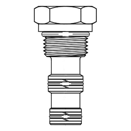 Bucher Hydraulics Hydraulic Cavity Plugs, 7/8''-14, 1, 2, 3, Buna-N CPLG-10-N-30-012