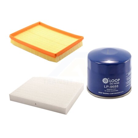 Pur 1x Air + 1x Cabin + 1x Engine Oil Filter Filter 3 Total Kit For Kia Optima Magentis KFM-100071