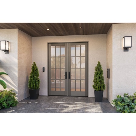 Doornmore G112, 74.5" x 98" ( 2x36" Door) Right Hand, Mahogany SDL 12 Lite Exterior Door G112-SW-3696_2_RI