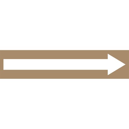 Accuform ASME ANSI PIPE MARKER LONG ARROW RPK751STC
