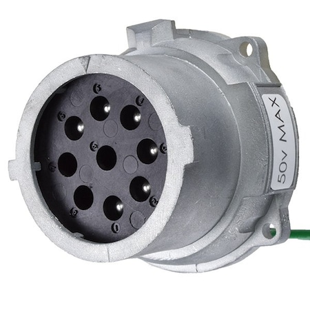 Meltric DN9c INLET METAL SIZE 3 IP 54/55 9P 20 A 50 V 60 Hz 17-18090