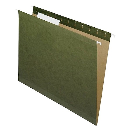 Nature Saver Hanging File Folder, Green, PK25 NAT08651