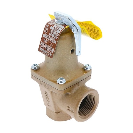 Watts Pressure Relief Valve, 75 psi, Water F382456