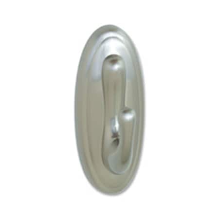 Pinpoint Plastic Hooks- Traditional Design- Large- Holds 5lbs- Metallic PI861492