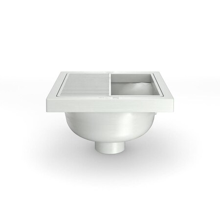 Zurn Floor Sink, Silver, 14 in L, 14 in W FS12-SH