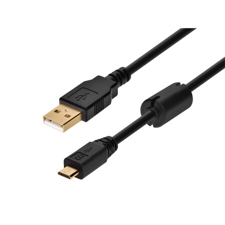 Monoprice USB 2.0 Cable, 3 ft.L, Black 5457