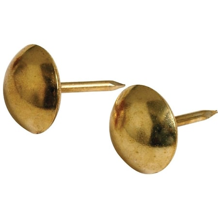 Hillman Nail Furn Round Lg Brass 122682